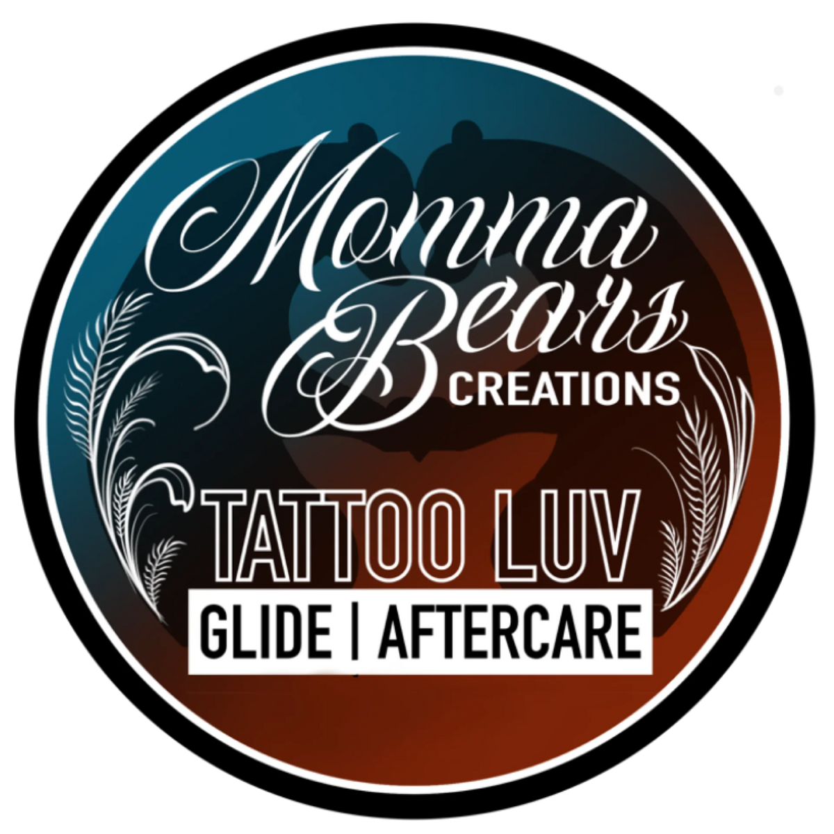 Tattoo Luv Glide & Aftercare Balm 2oz tin label